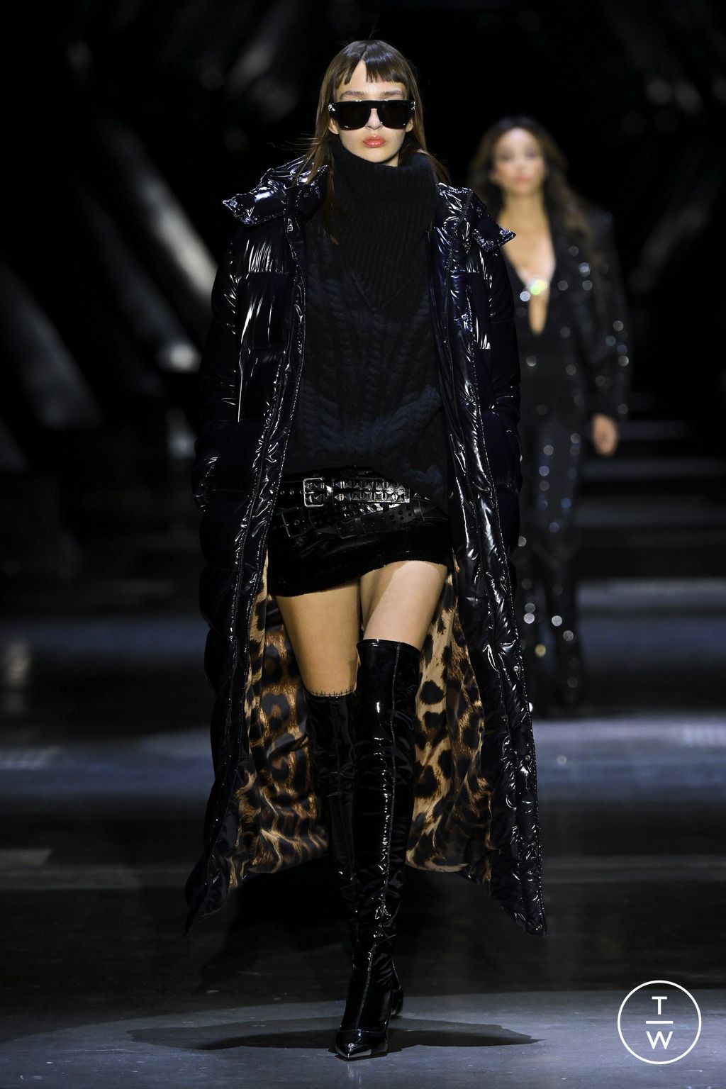 Fashion Week Milan Fall/Winter 2023 look 28 from the Philipp Plein collection womenswear