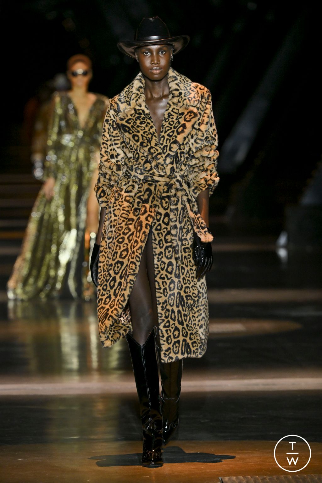 Fashion Week Milan Fall/Winter 2023 look 35 from the Philipp Plein collection womenswear