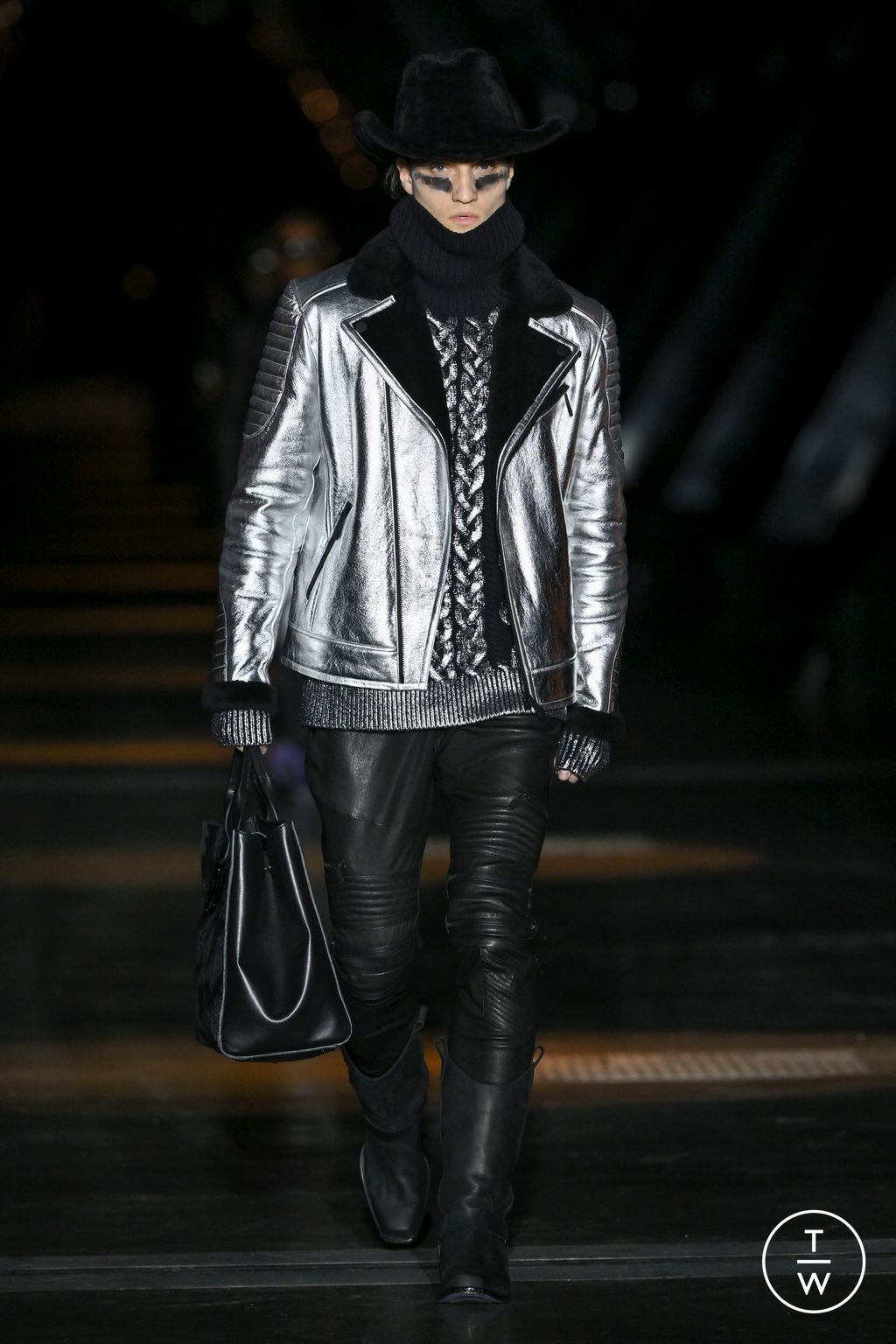 Fashion Week Milan Fall/Winter 2023 look 42 from the Philipp Plein collection womenswear