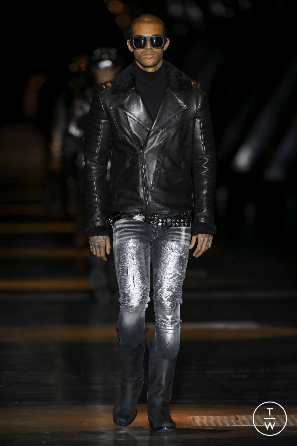 Fashion Week Milan Fall/Winter 2023 look 43 from the Philipp Plein collection womenswear