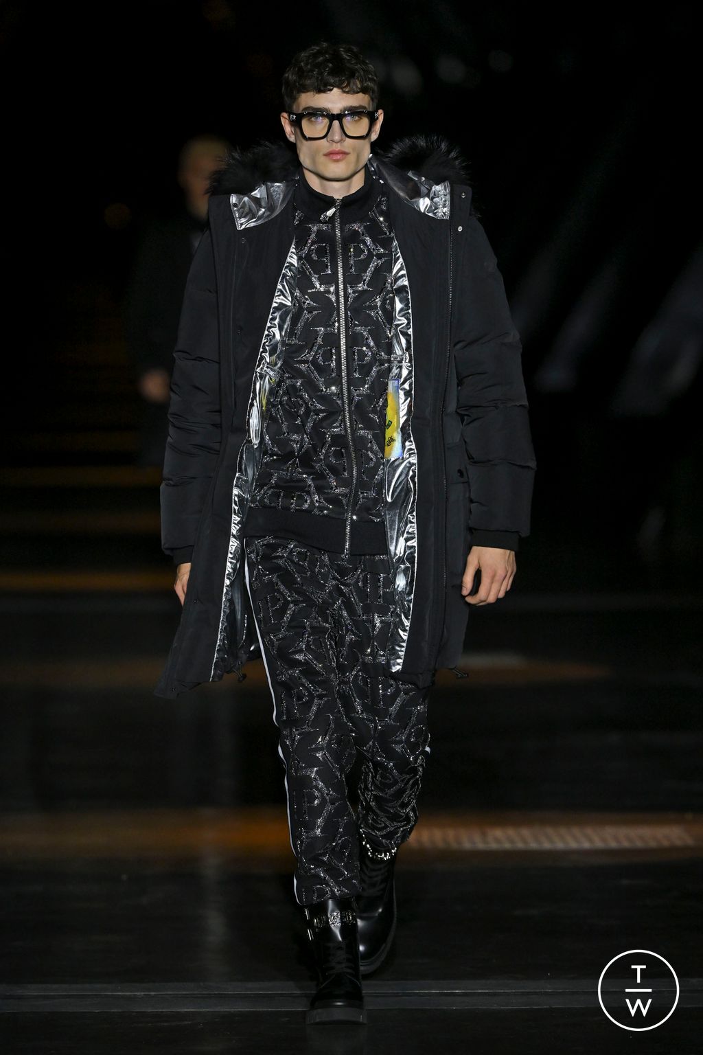 Fashion Week Milan Fall/Winter 2023 look 53 from the Philipp Plein collection womenswear