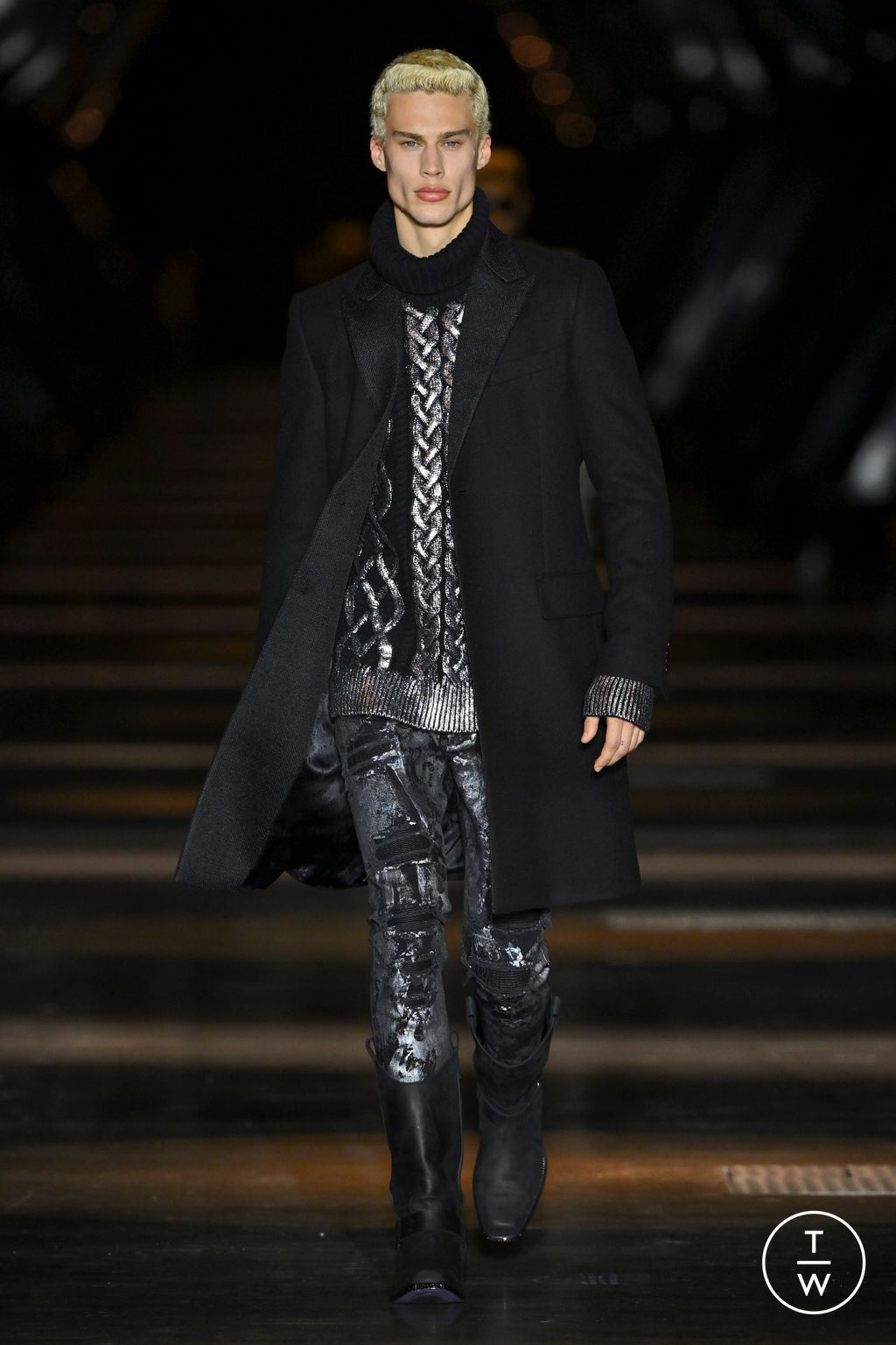 Fashion Week Milan Fall/Winter 2023 look 54 from the Philipp Plein collection womenswear