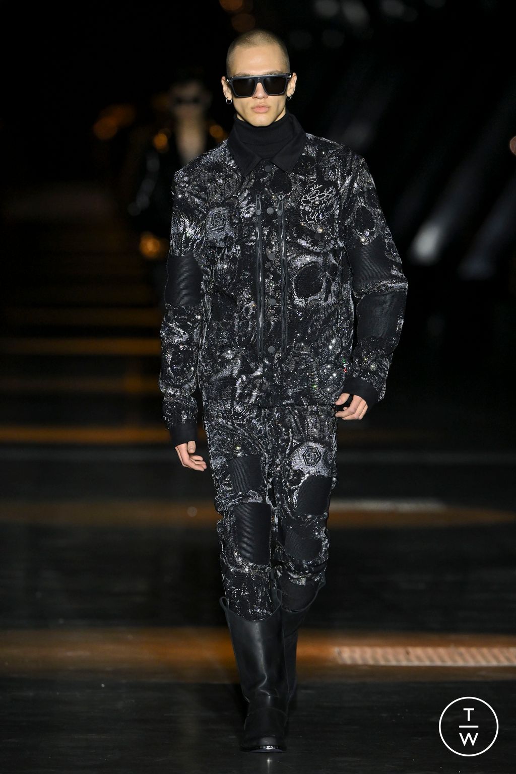 Fashion Week Milan Fall/Winter 2023 look 59 from the Philipp Plein collection womenswear