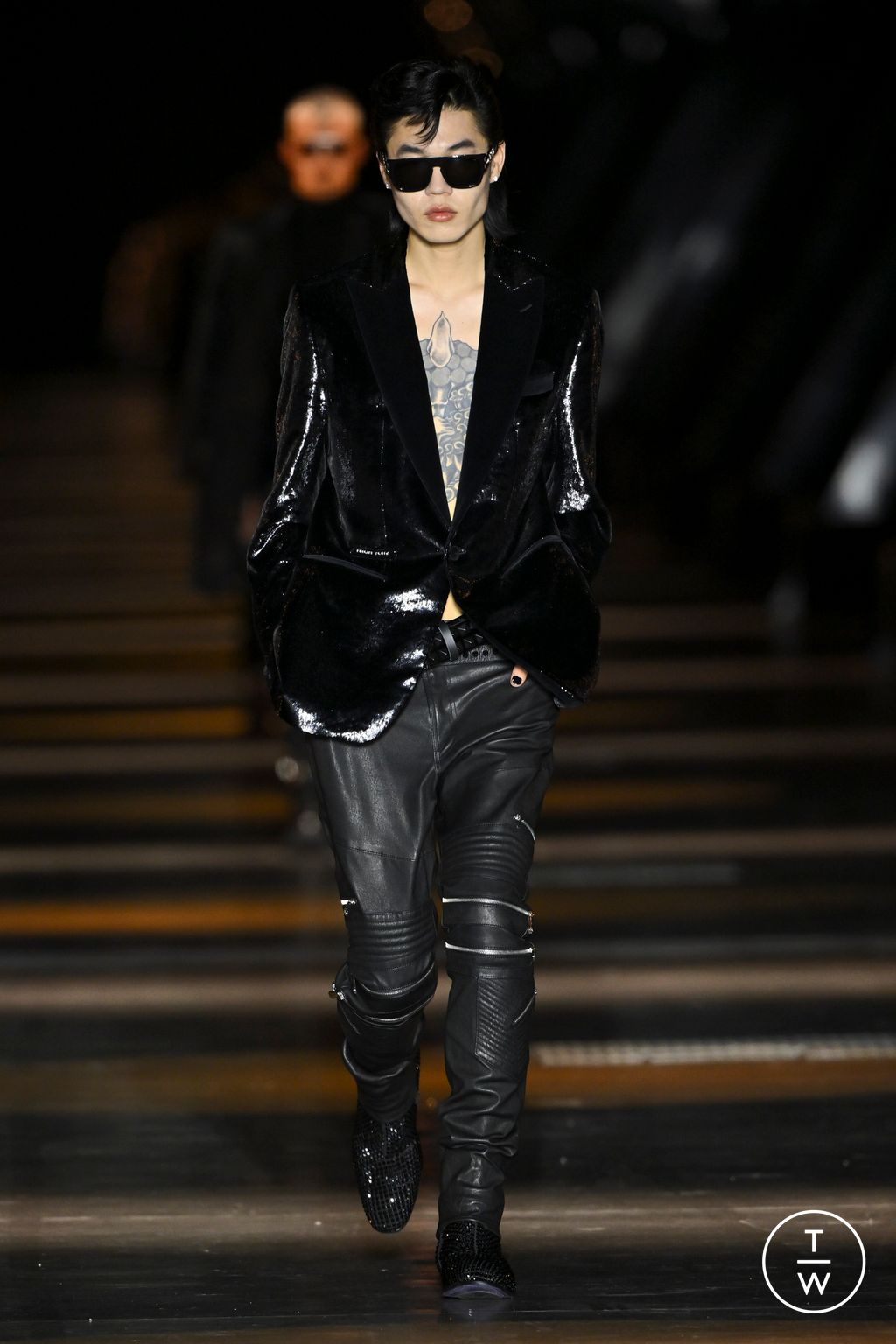 Fashion Week Milan Fall/Winter 2023 look 58 from the Philipp Plein collection womenswear