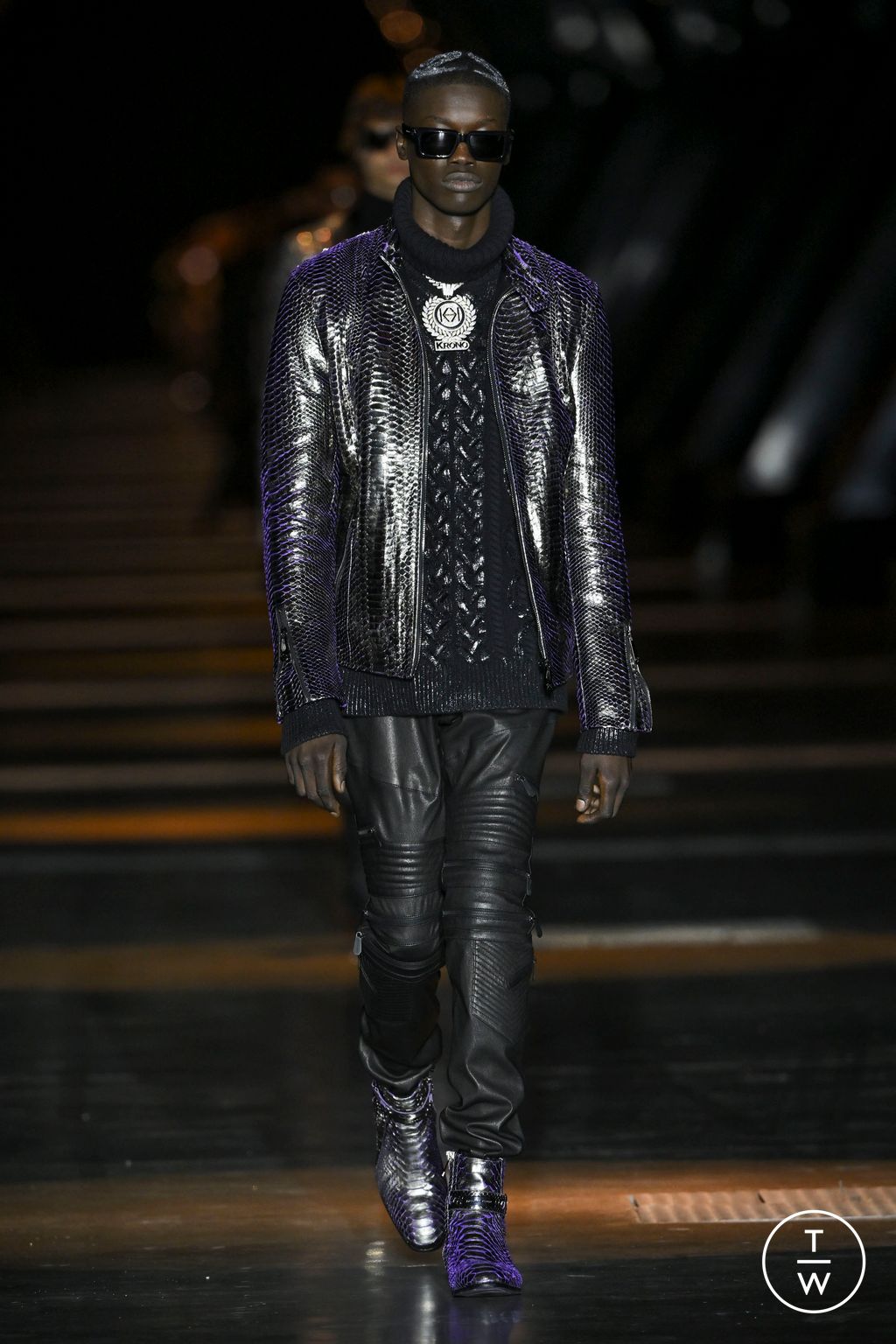 Fashion Week Milan Fall/Winter 2023 look 61 from the Philipp Plein collection womenswear