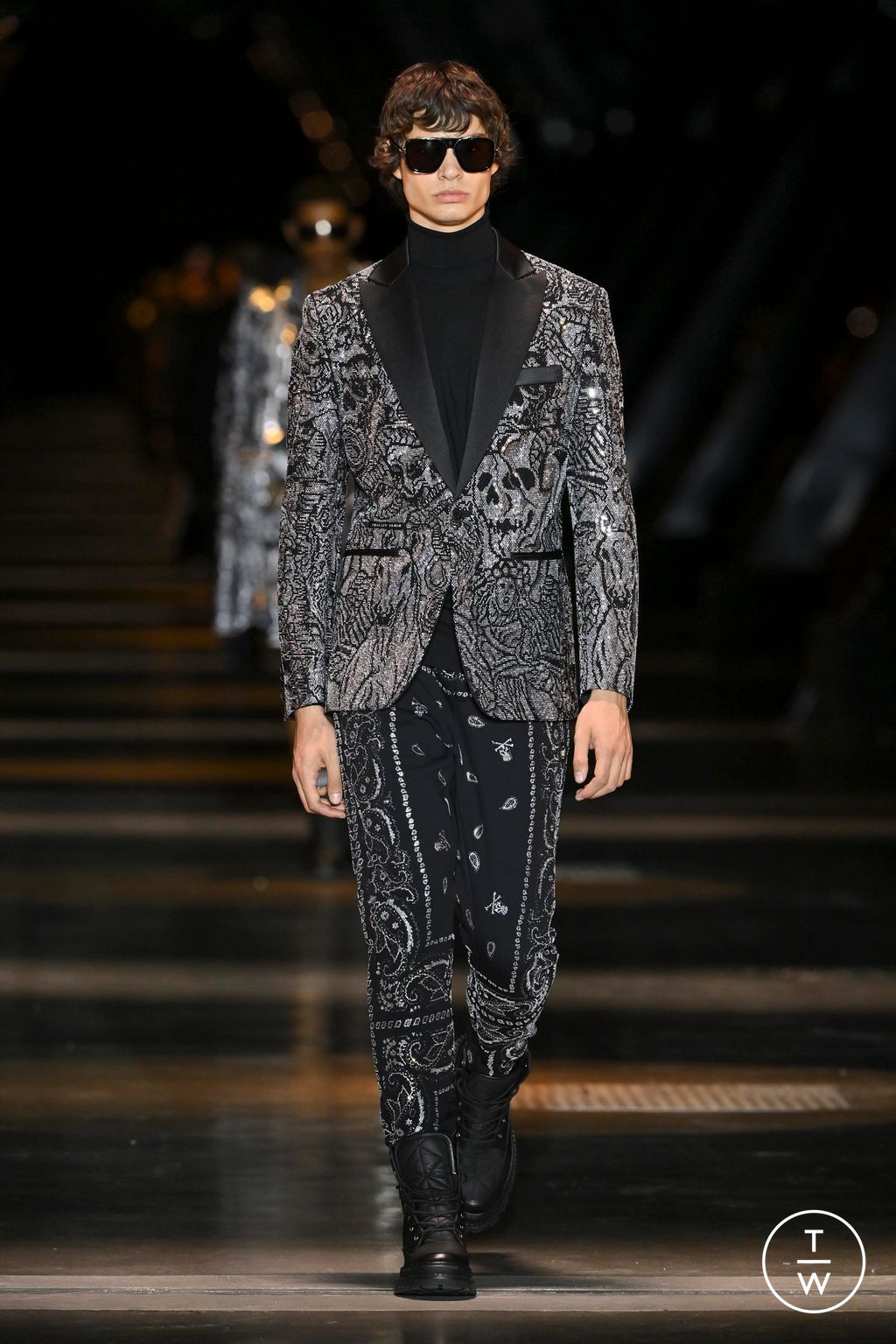 Fashion Week Milan Fall/Winter 2023 look 62 from the Philipp Plein collection womenswear