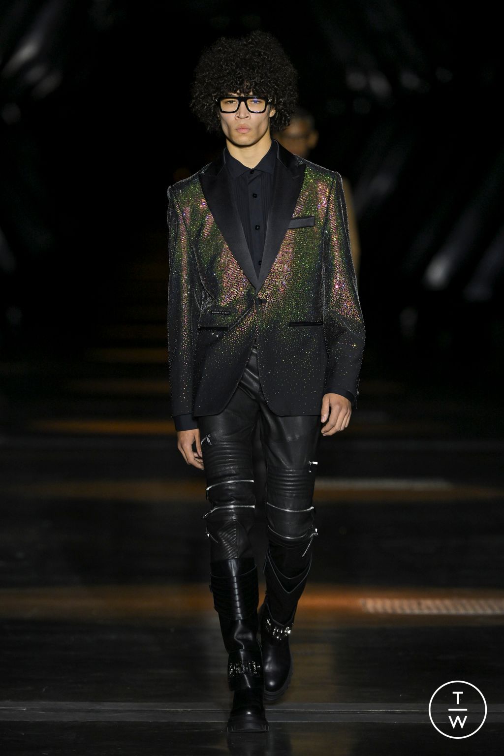 Fashion Week Milan Fall/Winter 2023 look 72 from the Philipp Plein collection 女装