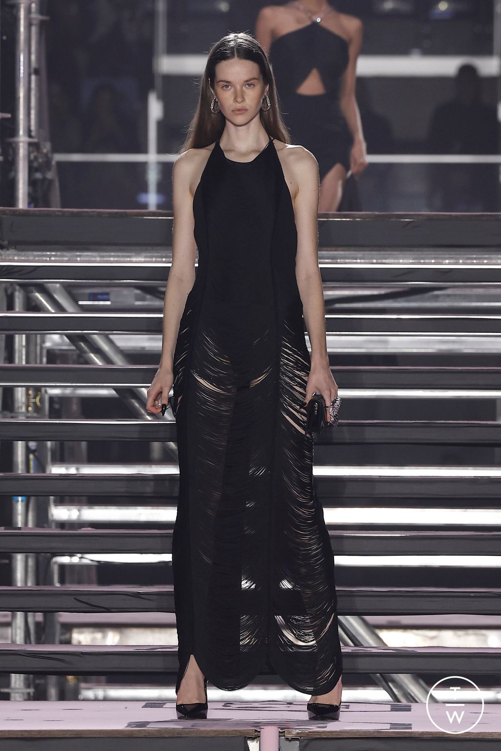 Fashion Week Milan Fall/Winter 2024 look 18 from the Philipp Plein collection womenswear