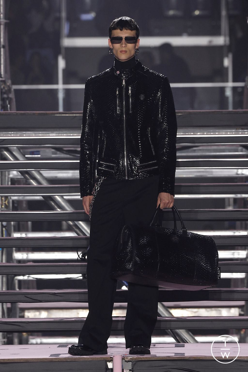 Fashion Week Milan Fall/Winter 2024 look 23 from the Philipp Plein collection womenswear