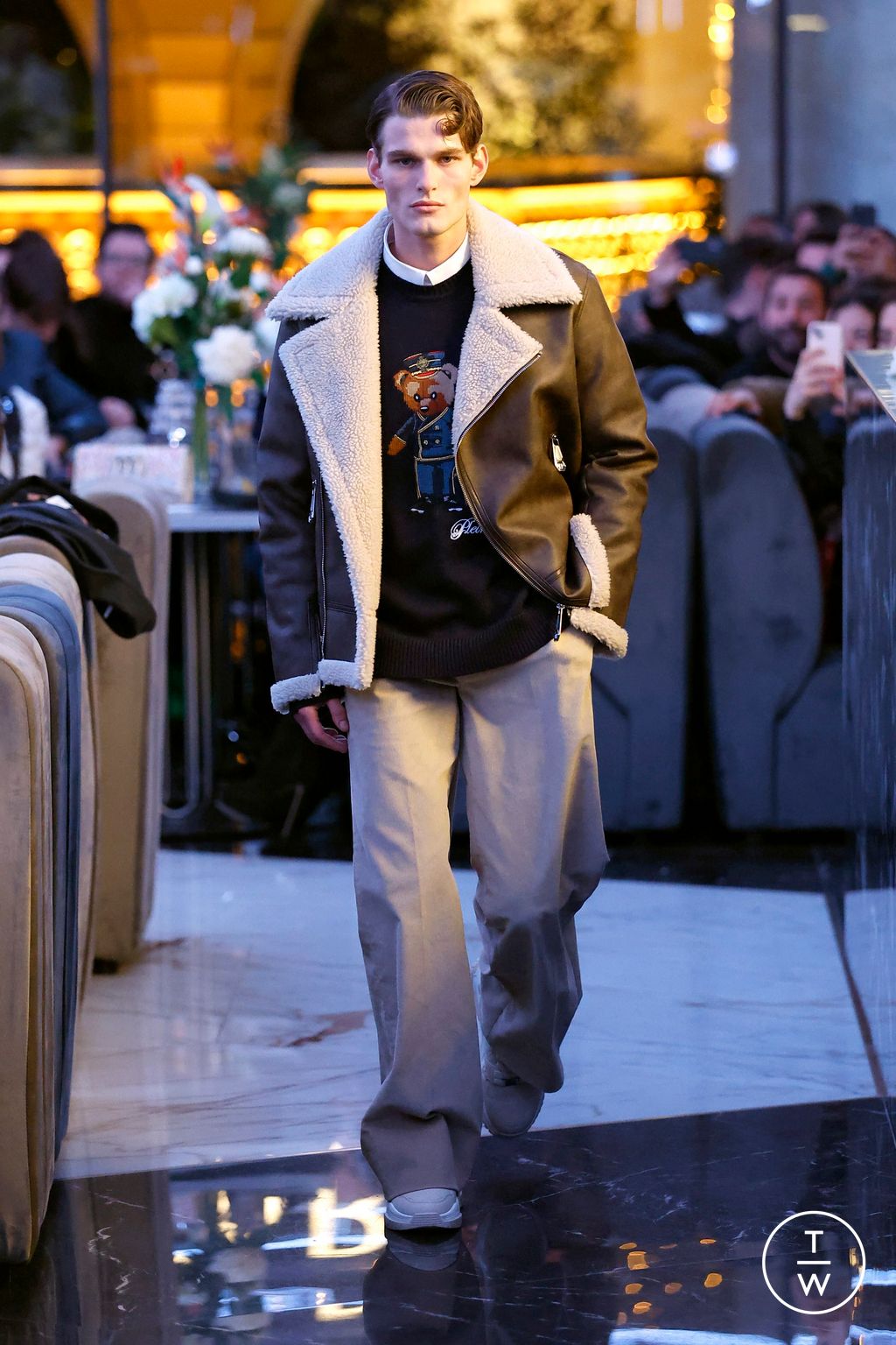 Fashion Week Milan Fall/Winter 2025 look 15 from the Philipp Plein collection menswear