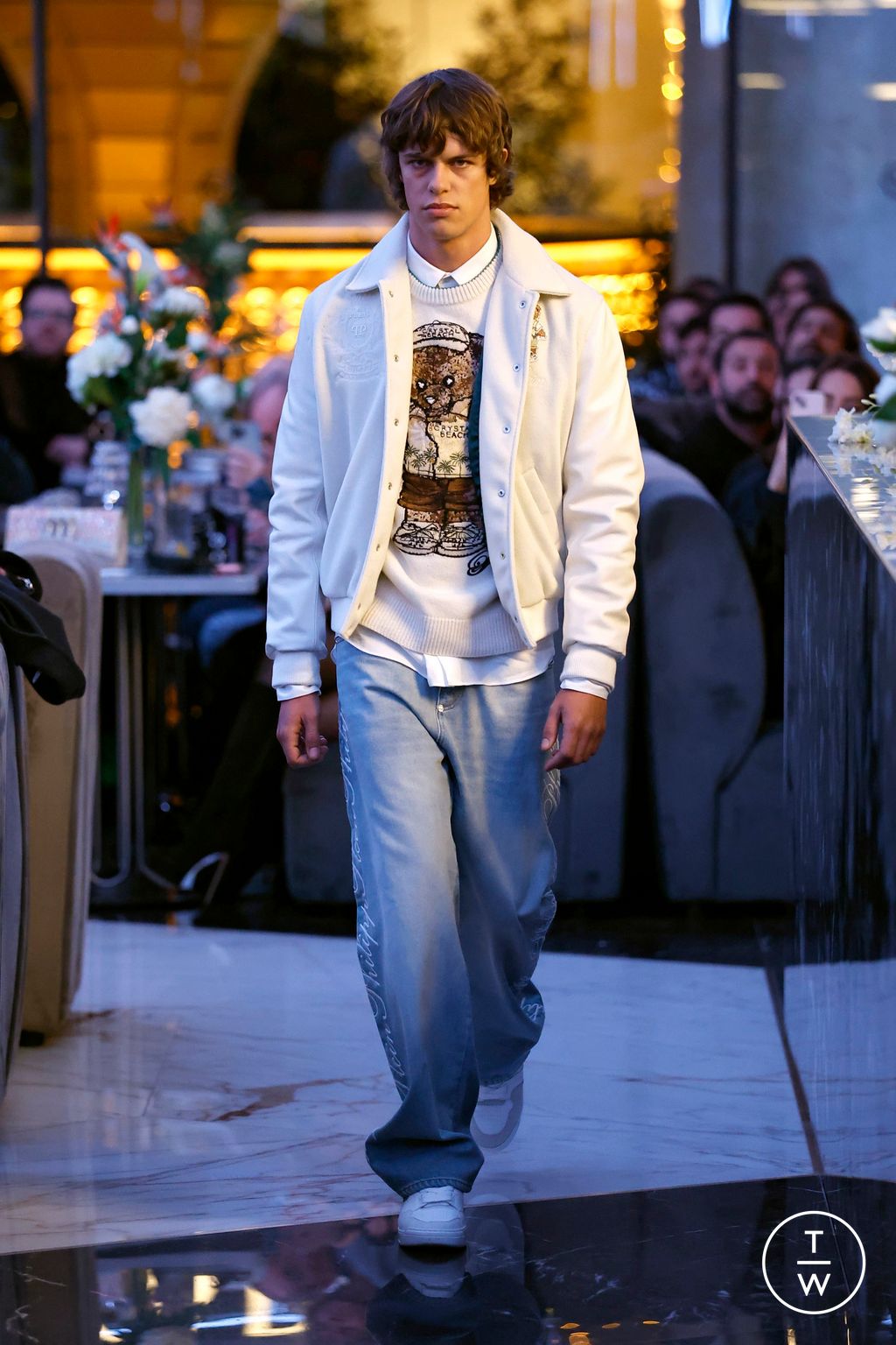 Fashion Week Milan Fall/Winter 2025 look 22 from the Philipp Plein collection menswear