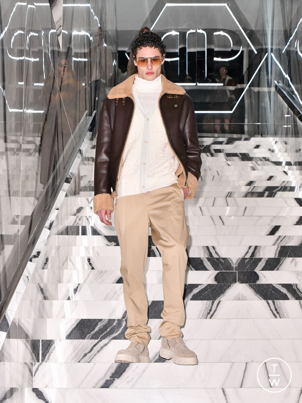 Fashion Week Milan Fall/Winter 2026 look 5 from the Philipp Plein collection womenswear