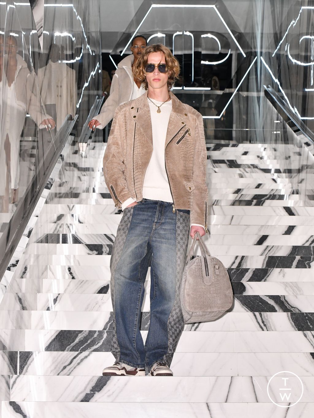 Fashion Week Milan Fall/Winter 2026 look 7 from the Philipp Plein collection womenswear