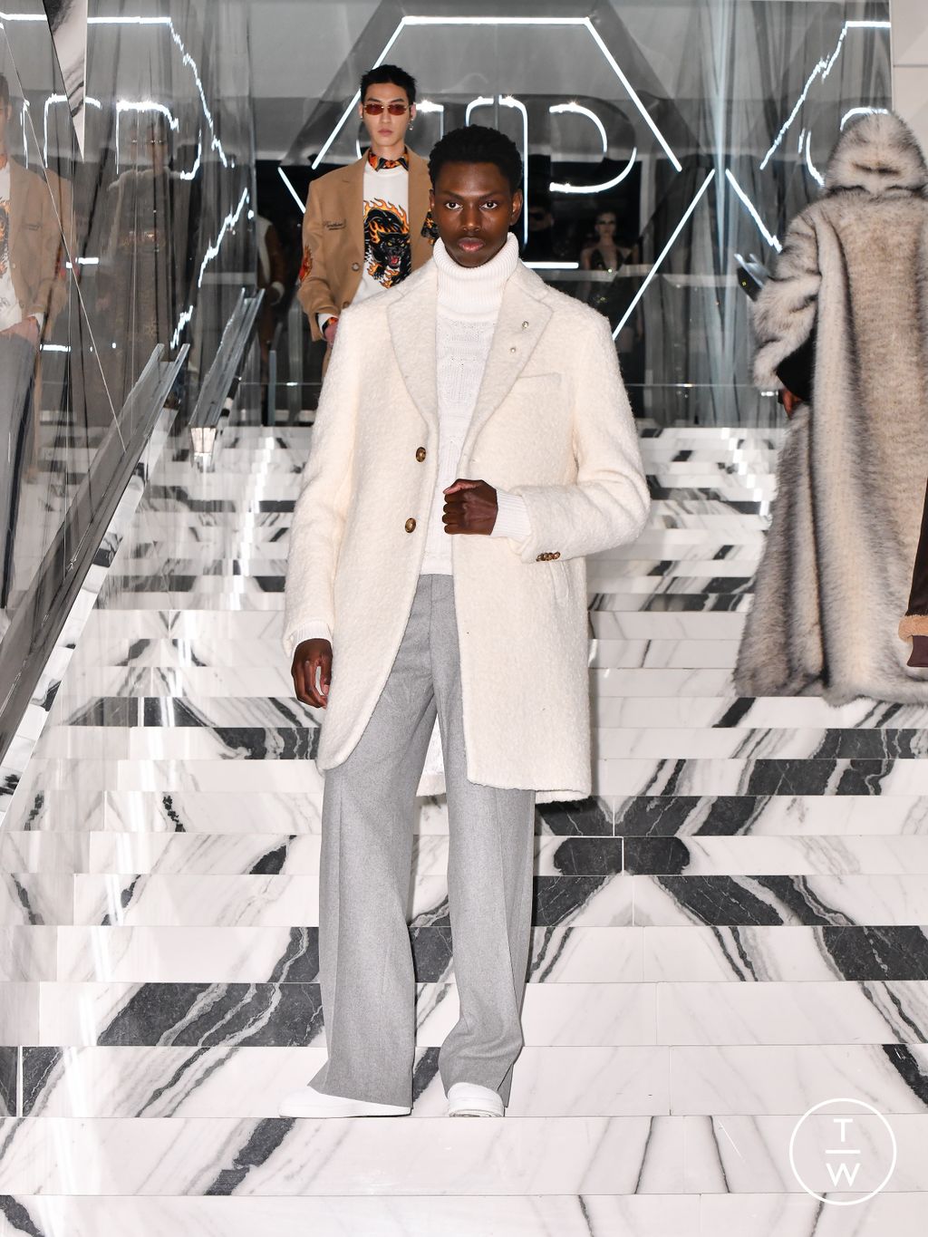 Fashion Week Milan Fall/Winter 2026 look 9 from the Philipp Plein collection womenswear