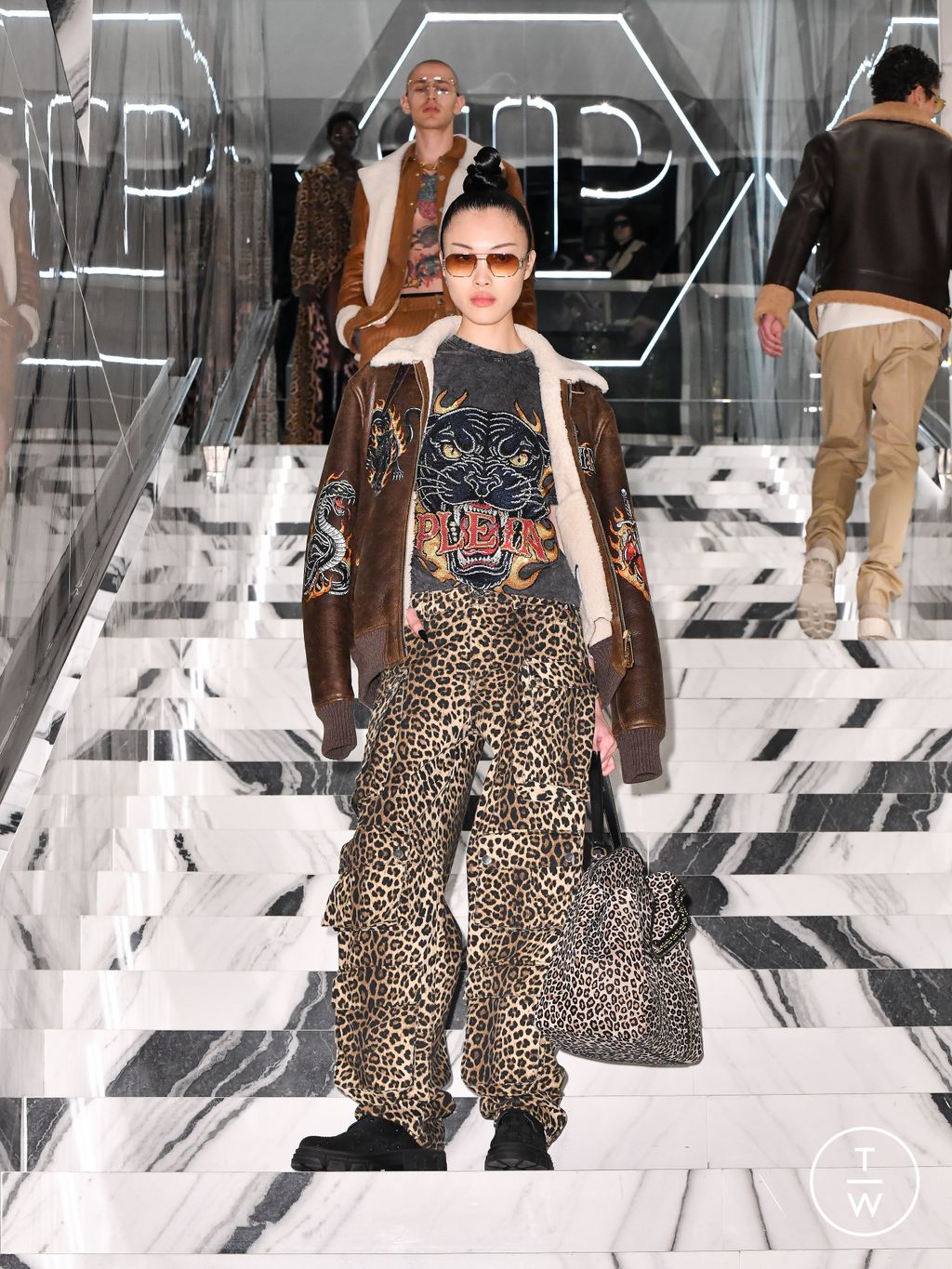 Fashion Week Milan Fall/Winter 2026 look 11 from the Philipp Plein collection womenswear