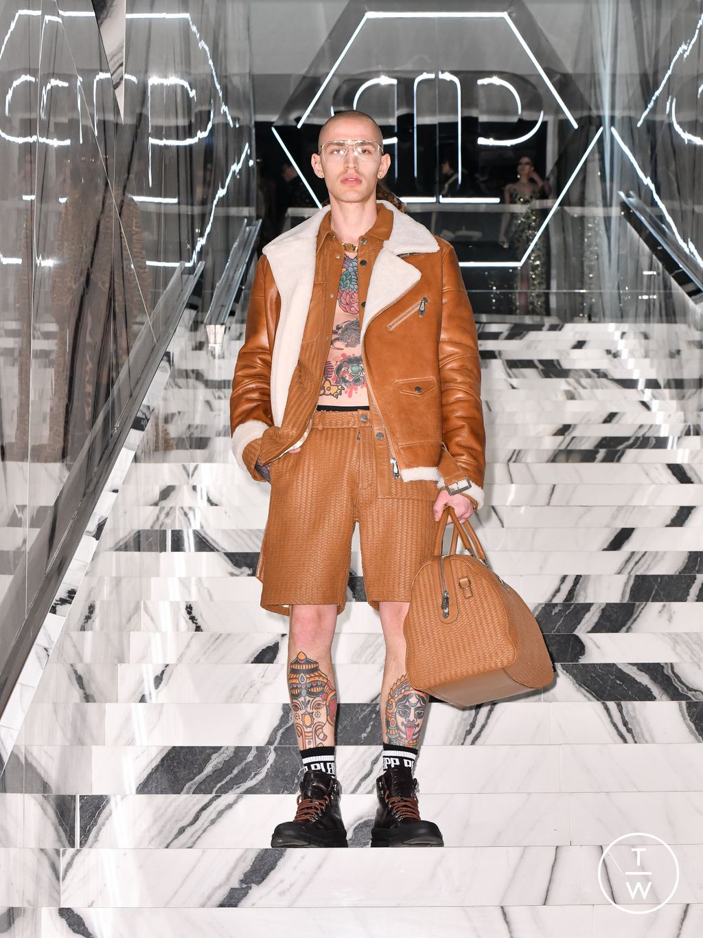 Fashion Week Milan Fall/Winter 2026 look 12 from the Philipp Plein collection womenswear