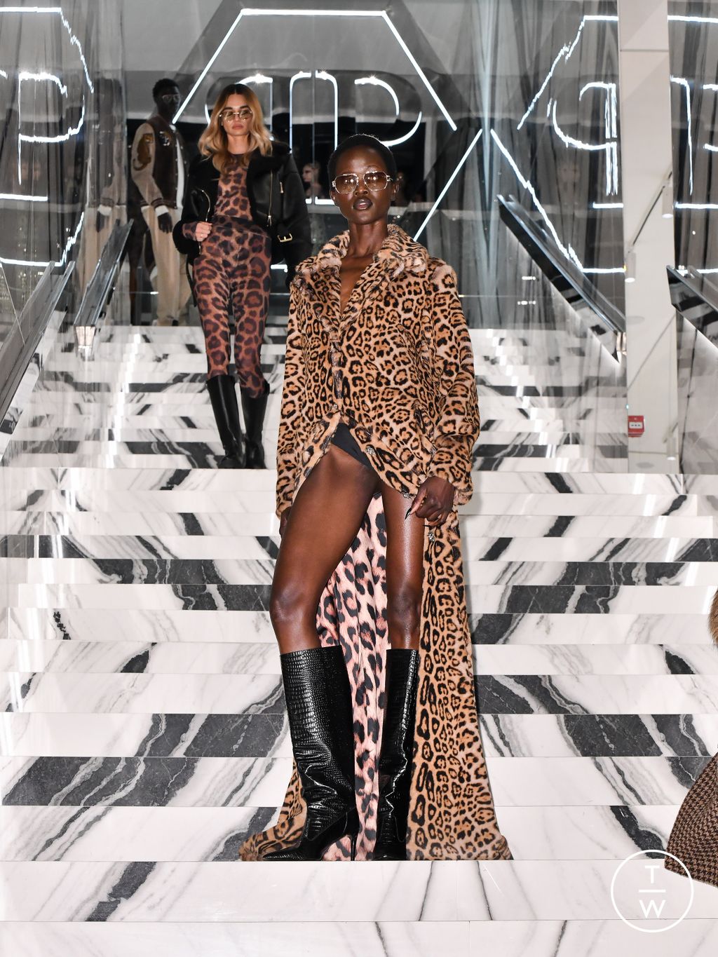 Fashion Week Milan Fall/Winter 2026 look 13 from the Philipp Plein collection 女装