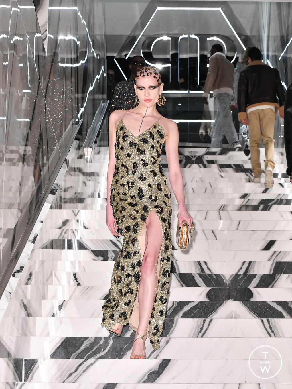 Fashion Week Milan Fall/Winter 2026 look 20 from the Philipp Plein collection womenswear