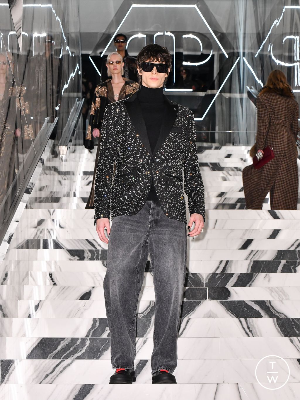 Fashion Week Milan Fall/Winter 2026 look 23 from the Philipp Plein collection womenswear