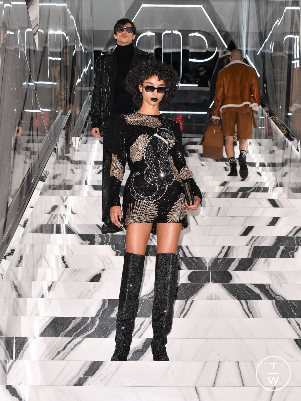 Fashion Week Milan Fall/Winter 2026 look 26 from the Philipp Plein collection womenswear