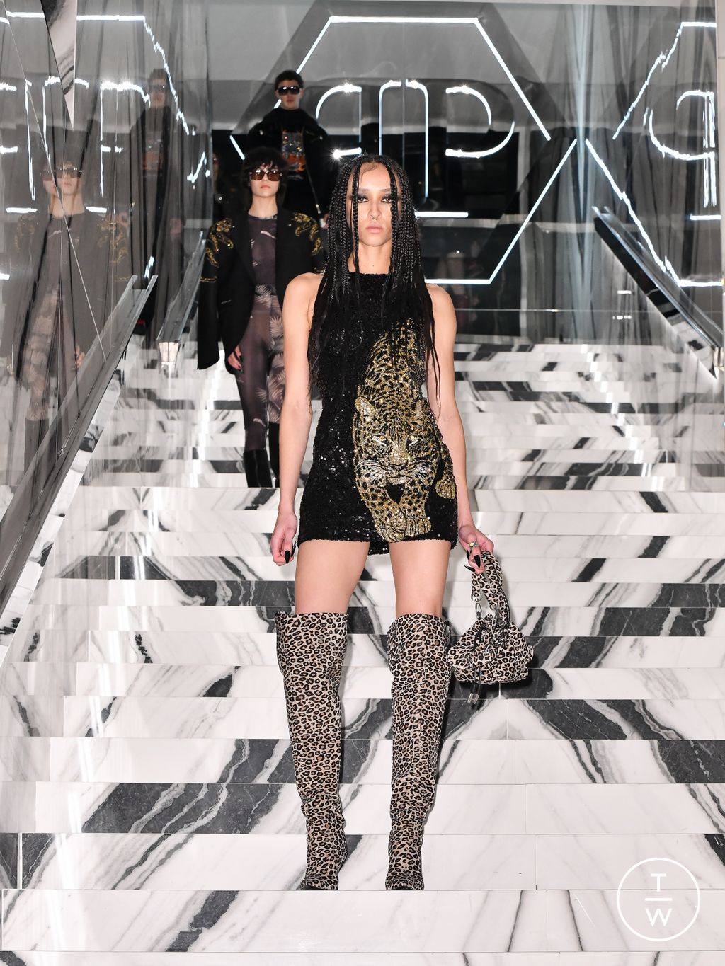Fashion Week Milan Fall/Winter 2026 look 28 from the Philipp Plein collection womenswear