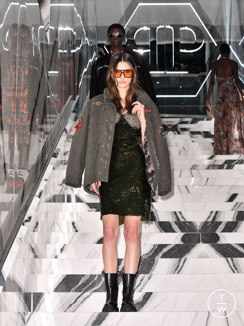 Fashion Week Milan Fall/Winter 2026 look 31 from the Philipp Plein collection womenswear