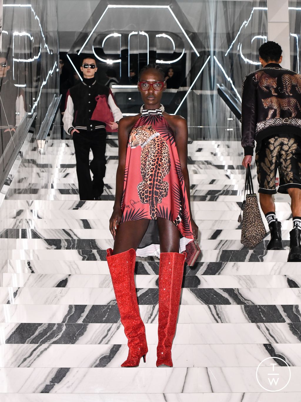 Fashion Week Milan Fall/Winter 2026 look 33 from the Philipp Plein collection womenswear