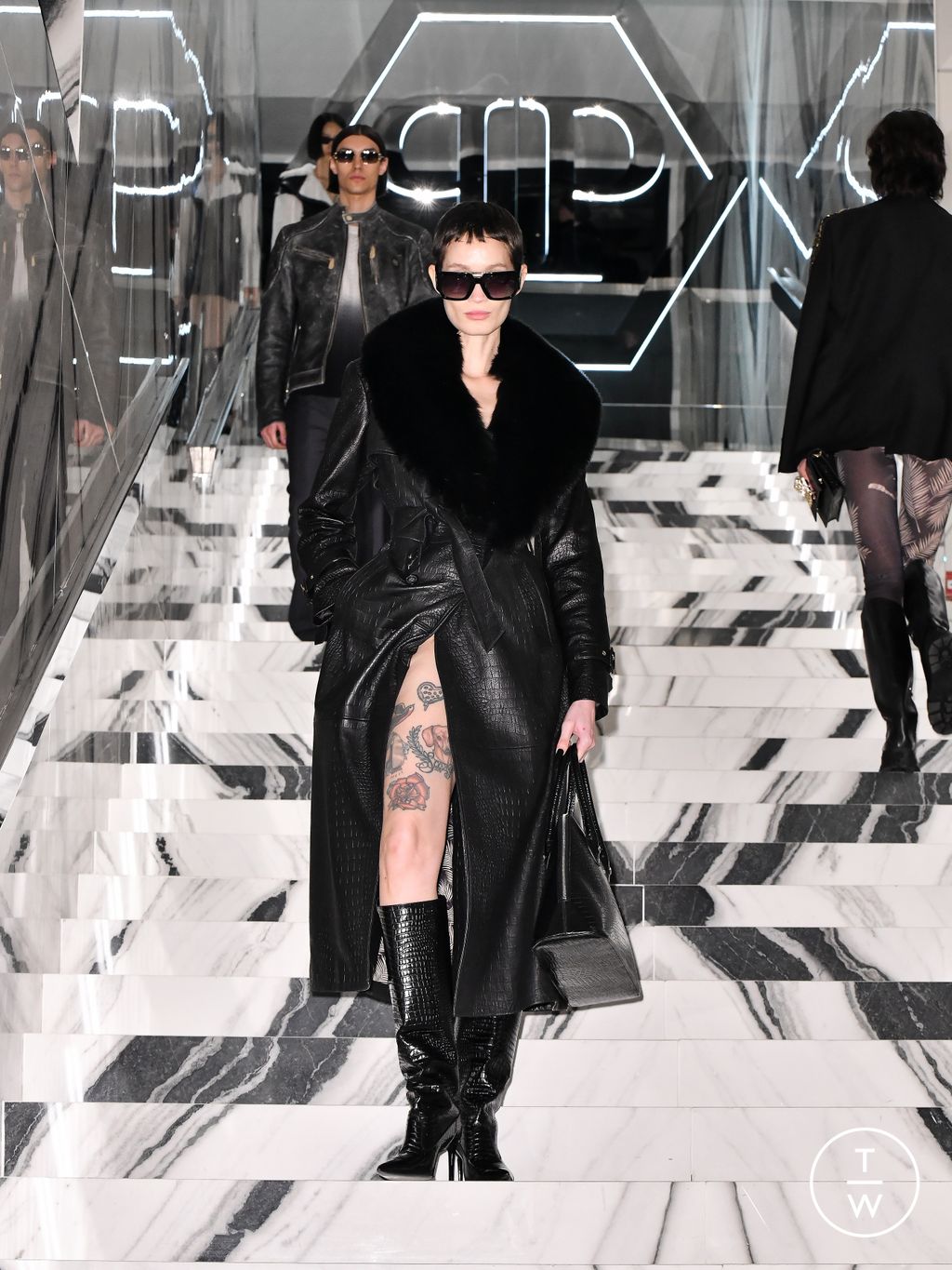 Fashion Week Milan Fall/Winter 2026 look 36 from the Philipp Plein collection womenswear