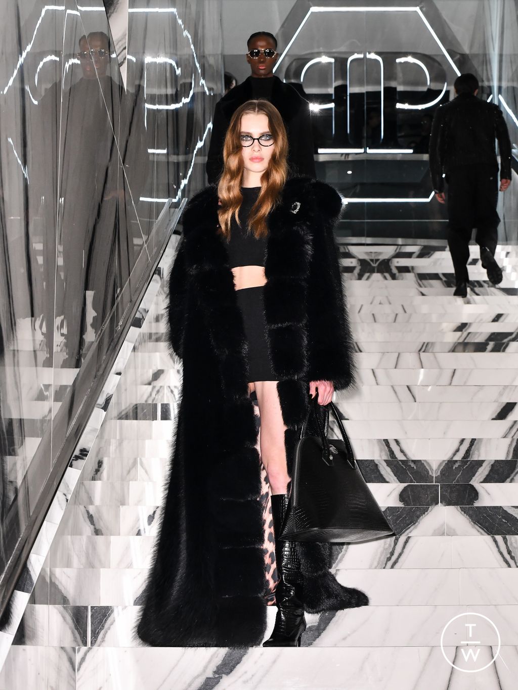 Fashion Week Milan Fall/Winter 2026 look 44 from the Philipp Plein collection womenswear