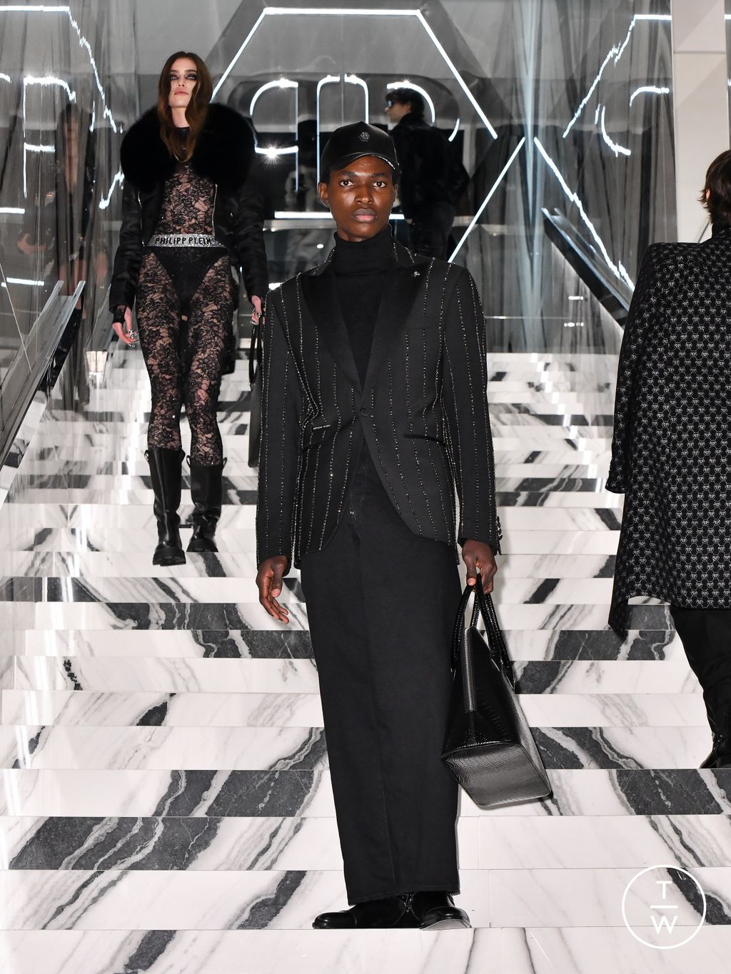 Fashion Week Milan Fall/Winter 2026 look 54 from the Philipp Plein collection womenswear
