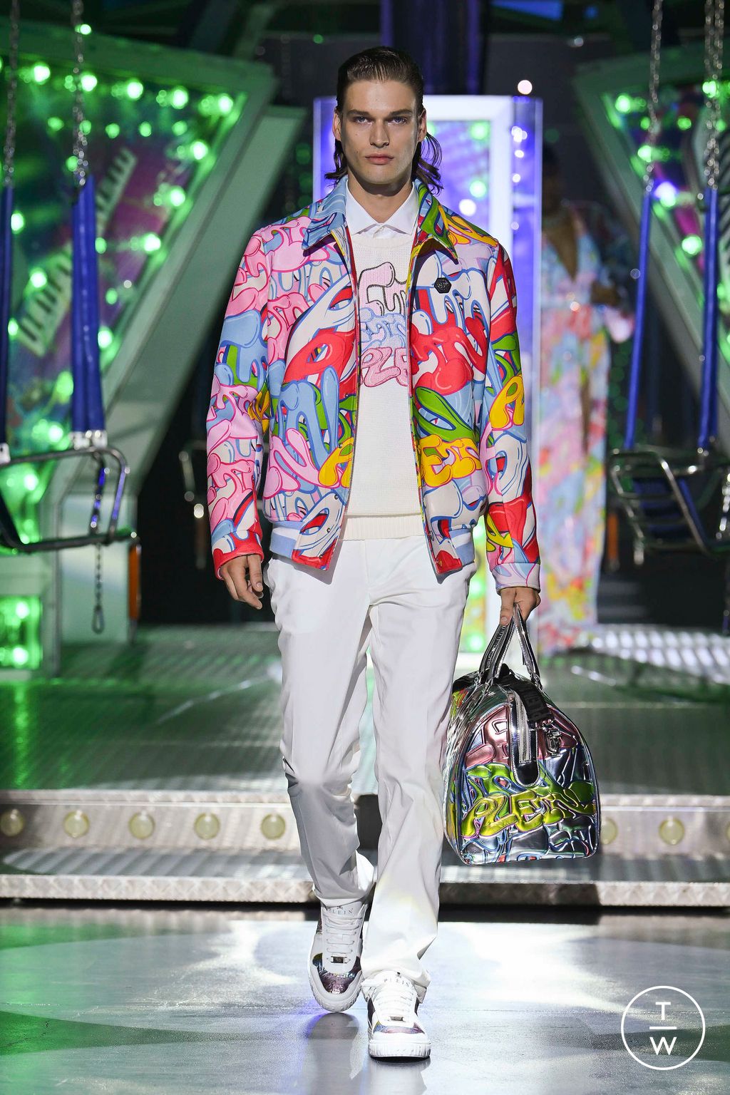 Fashion Week Milan Spring/Summer 2024 look 6 from the Philipp Plein collection 女装