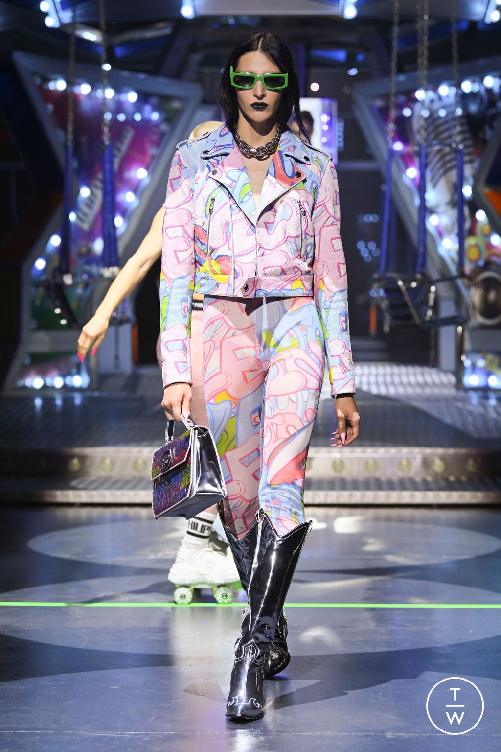 Fashion Week Milan Spring/Summer 2024 look 11 from the Philipp Plein collection 女装
