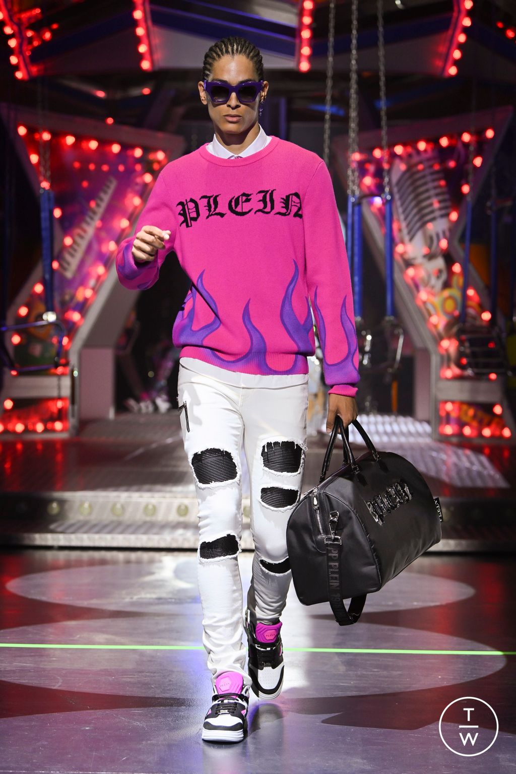 Fashion Week Milan Spring/Summer 2024 look 36 from the Philipp Plein collection 女装