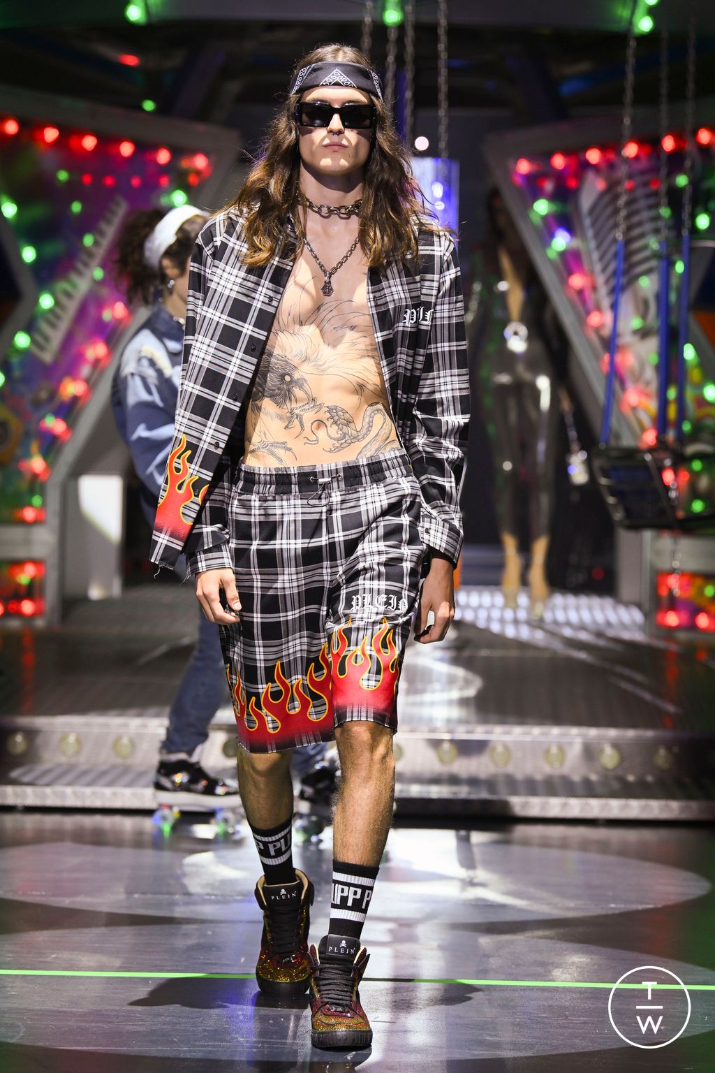 Fashion Week Milan Spring/Summer 2024 look 54 from the Philipp Plein collection 女装