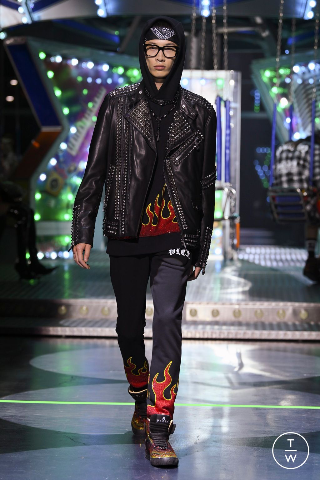 Fashion Week Milan Spring/Summer 2024 look 62 from the Philipp Plein collection 女装