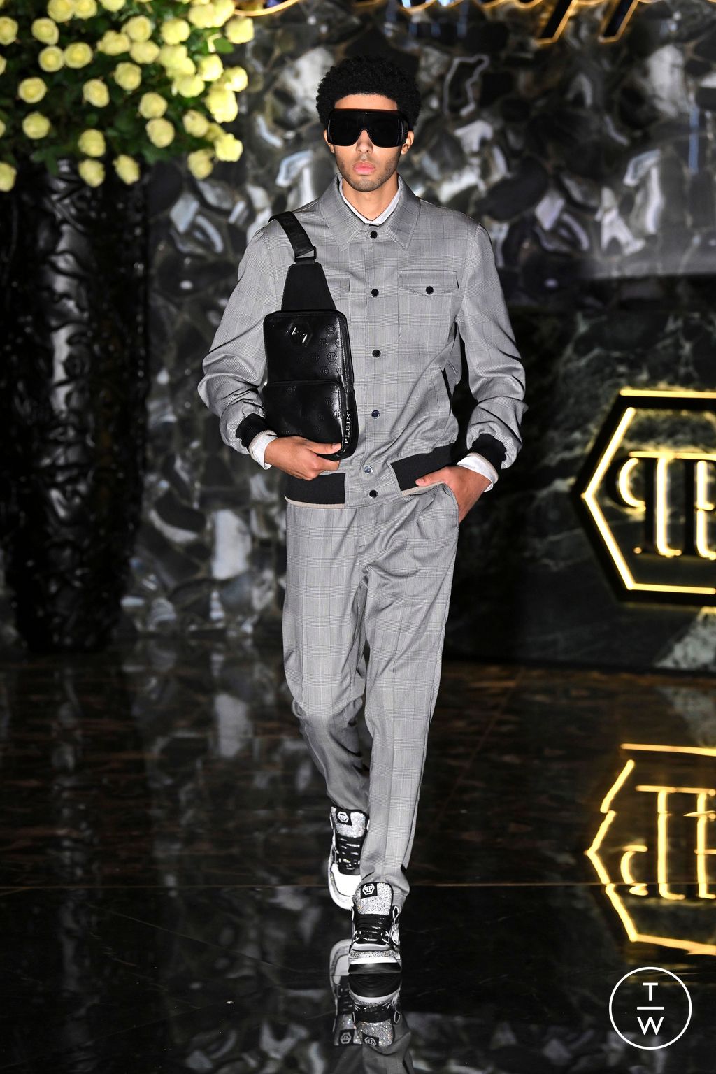 Fashion Week Milan Spring/Summer 2025 look 2 from the Philipp Plein collection womenswear