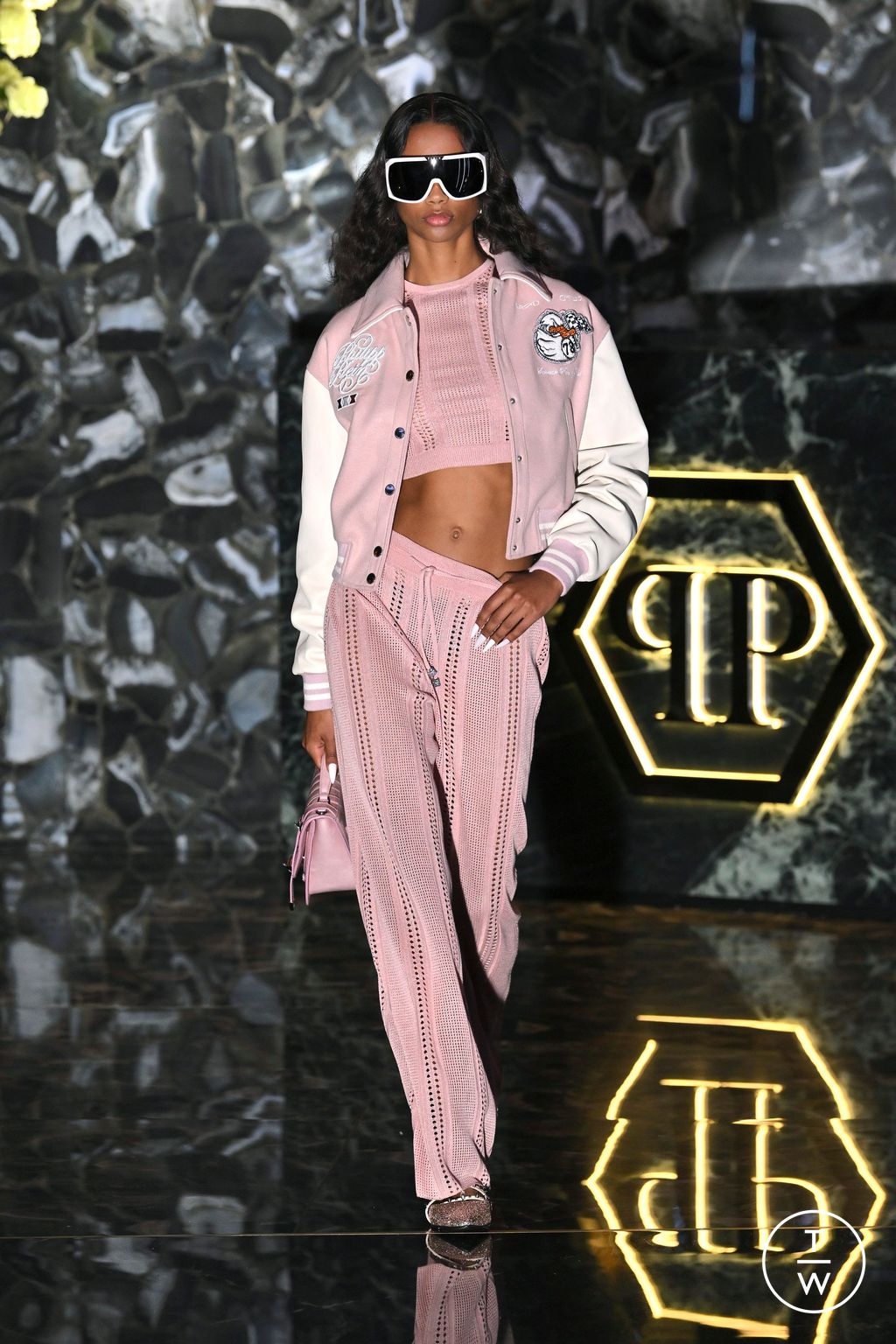 Fashion Week Milan Spring/Summer 2025 look 36 from the Philipp Plein collection womenswear