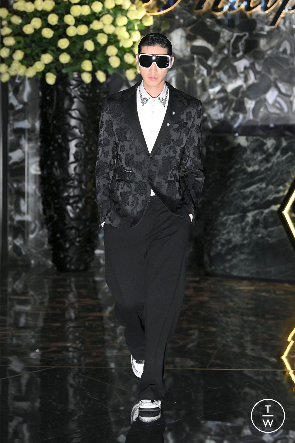 Fashion Week Milan Spring/Summer 2025 look 45 from the Philipp Plein collection womenswear