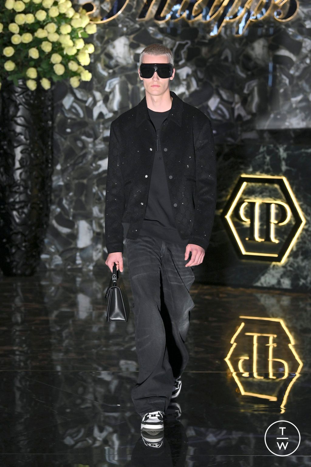 Fashion Week Milan Spring/Summer 2025 look 48 from the Philipp Plein collection womenswear