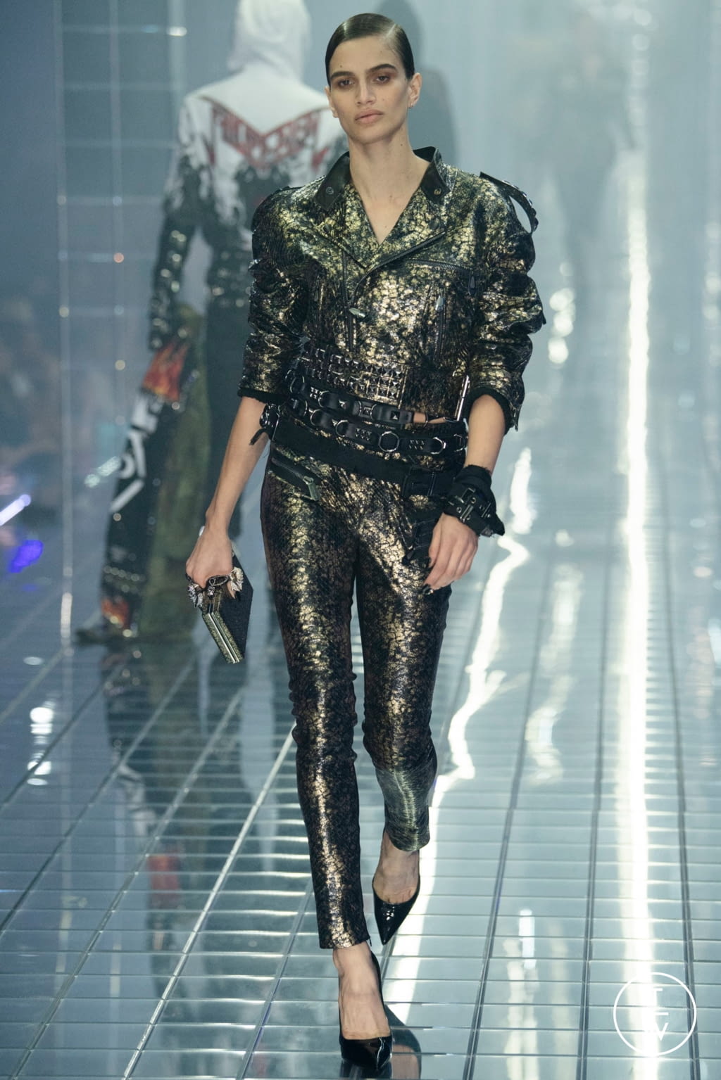 Fashion Week Milan Spring/Summer 2019 look 35 from the Philipp Plein collection 女装