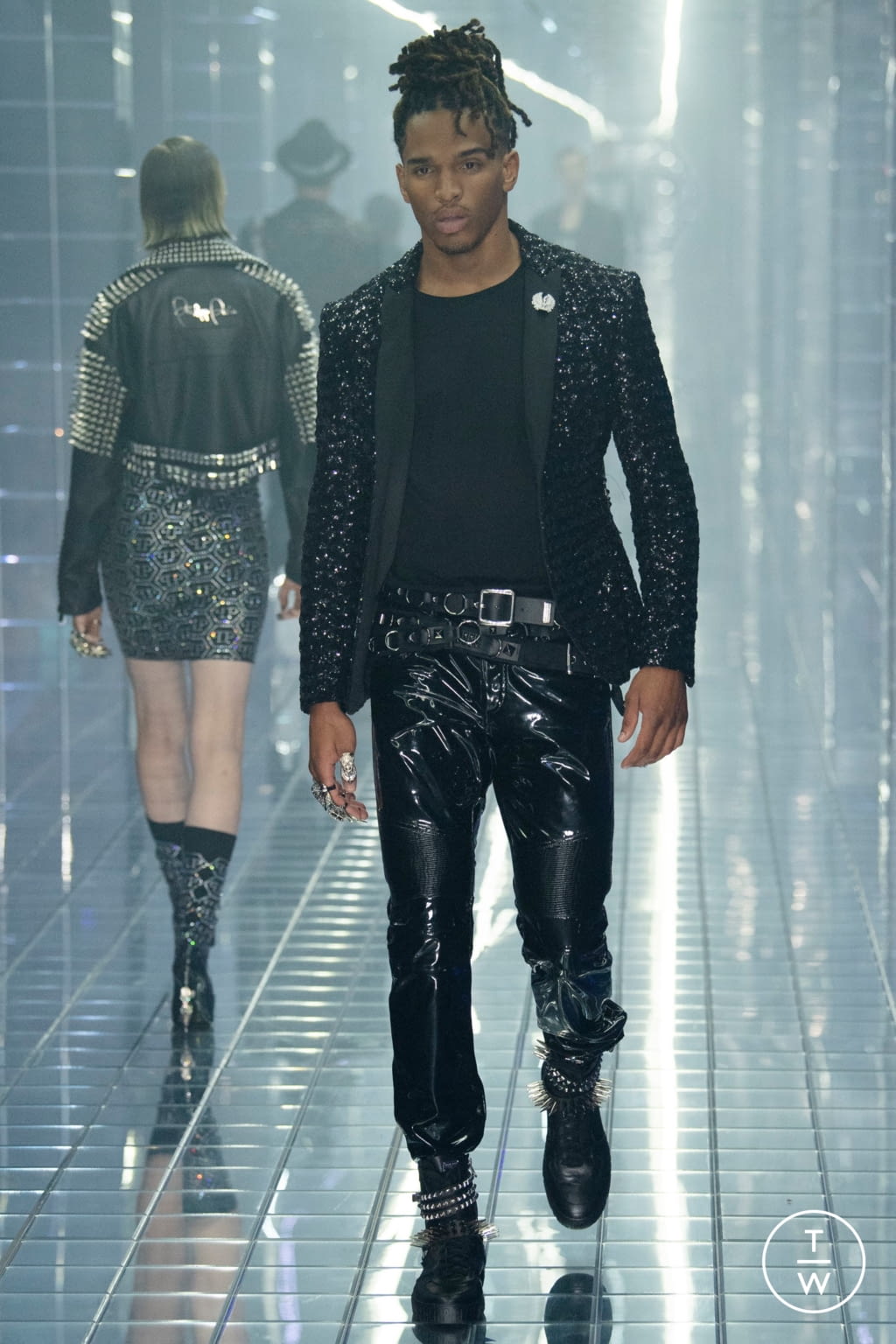 Fashion Week Milan Spring/Summer 2019 look 51 from the Philipp Plein collection 女装