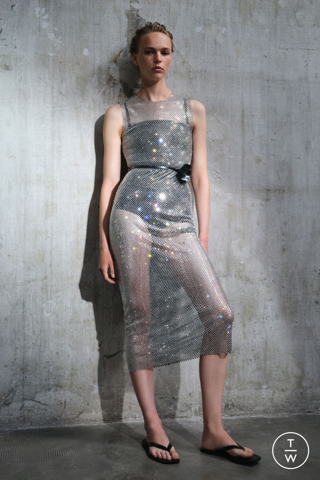 Fashion Week Milan Resort 2024 look 4 de la collection Philosophy di Lorenzo Serafini womenswear