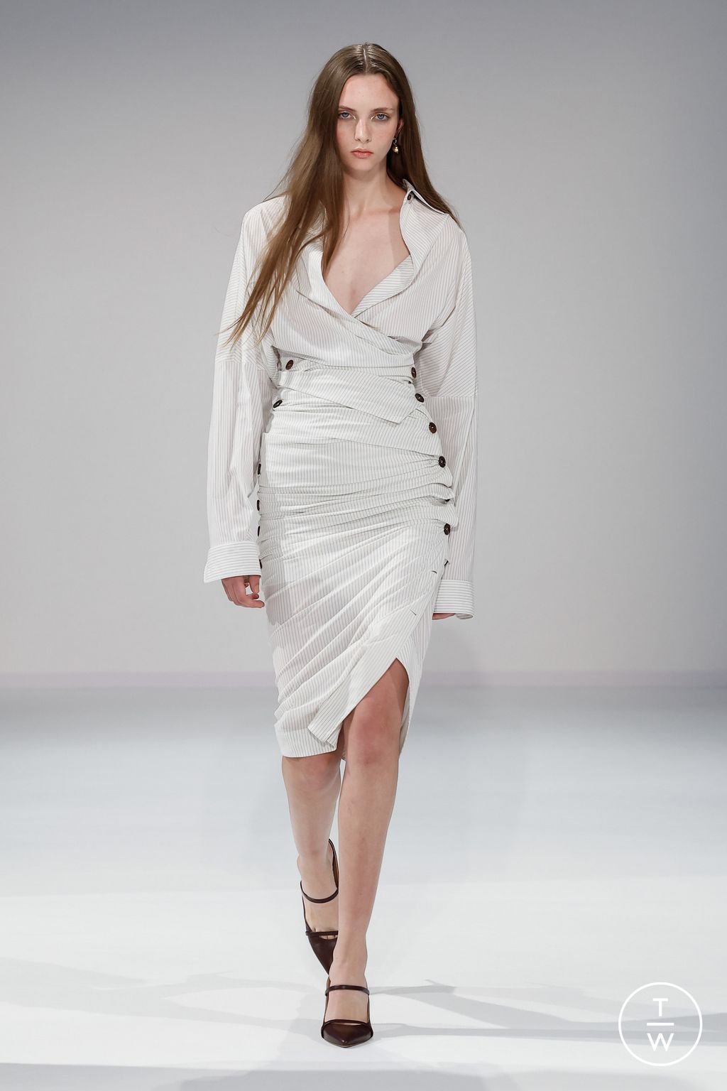 Fashion Week Milan Spring/Summer 2024 look 30 from the Philosophy di Lorenzo Serafini collection womenswear
