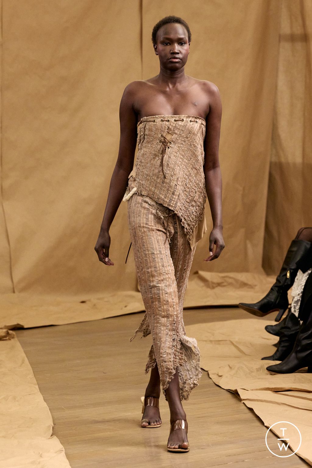 Fashion Week New York Fall/Winter 2025 look 6 from the Vettese collection womenswear