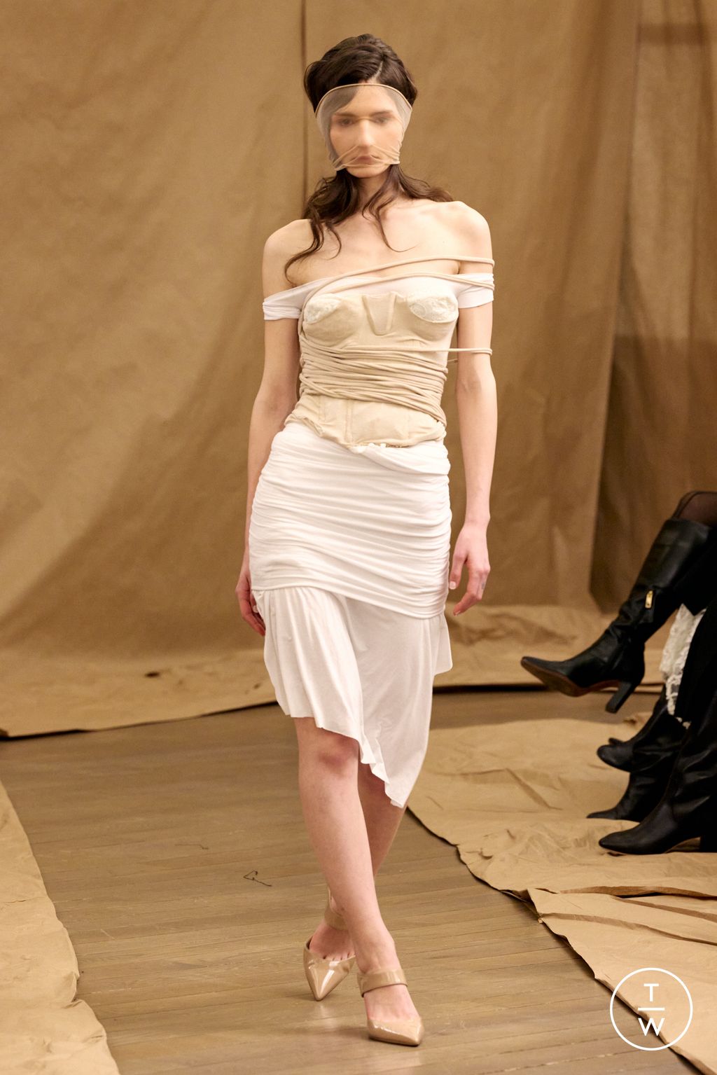 Fashion Week New York Fall/Winter 2025 look 44 from the Vettese collection womenswear