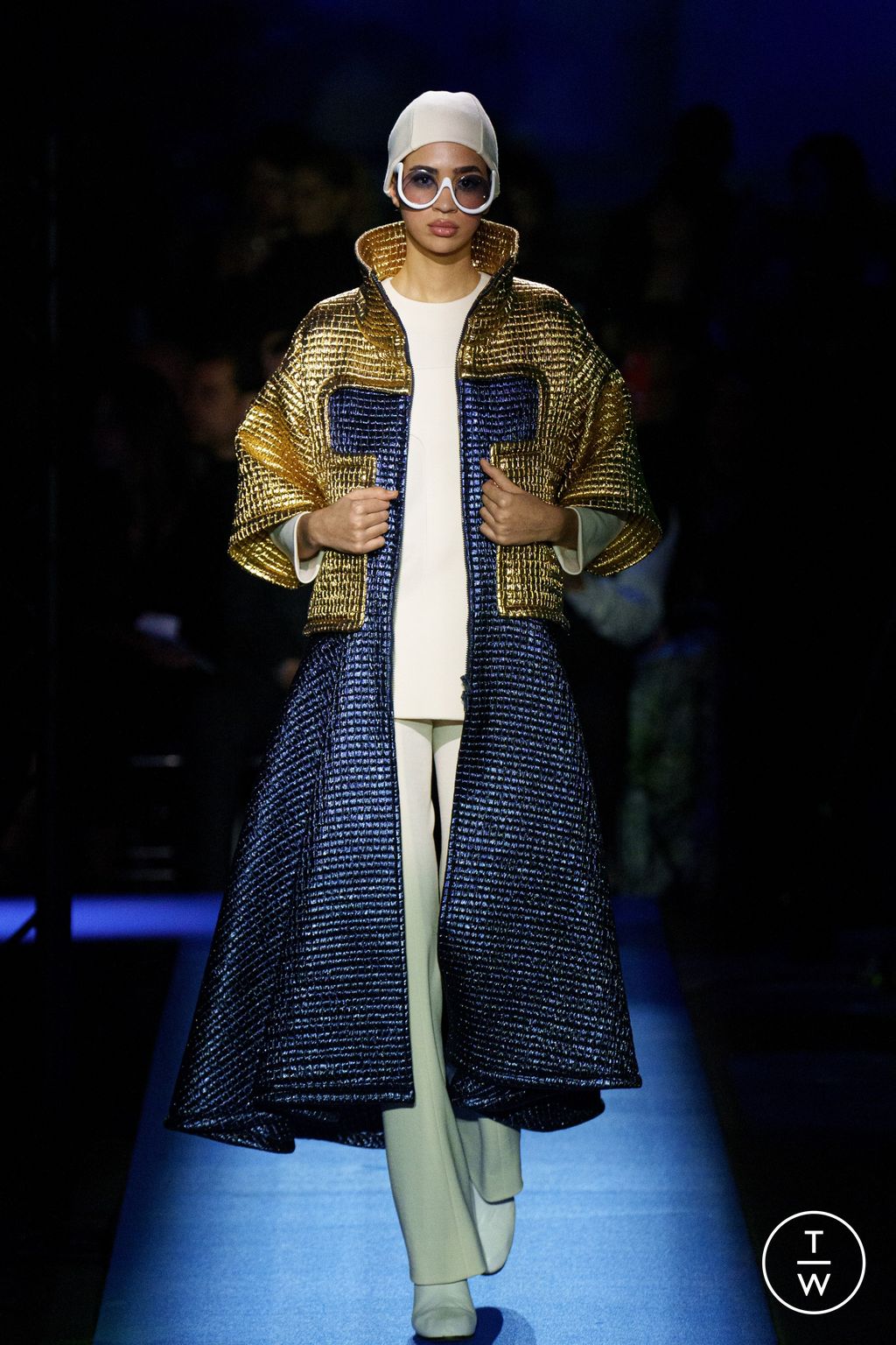 Fashion Week Paris Fall/Winter 2024 look 1 from the Pierre Cardin collection womenswear