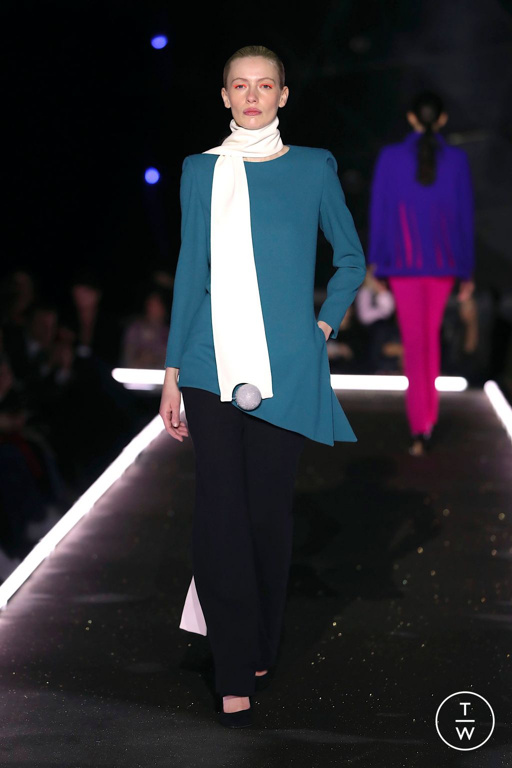 Fashion Week Paris Fall/Winter 2025 look 24 from the Pierre Cardin collection womenswear