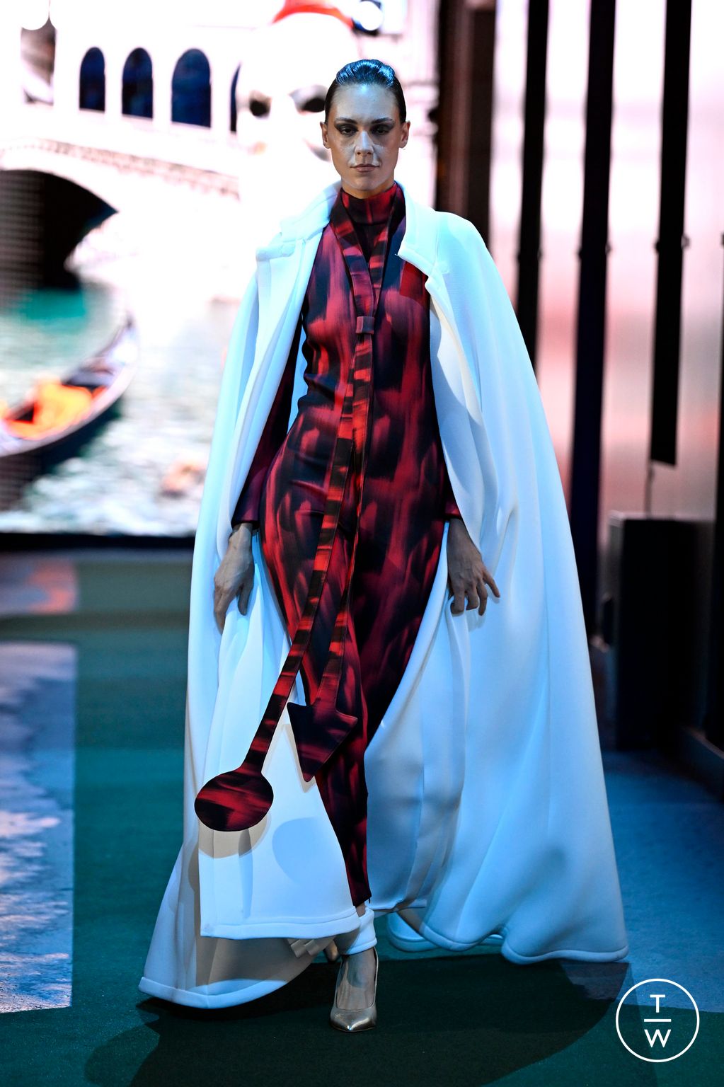 Fashion Week Paris Fall/Winter 2026 look 1 from the Pierre Cardin collection womenswear