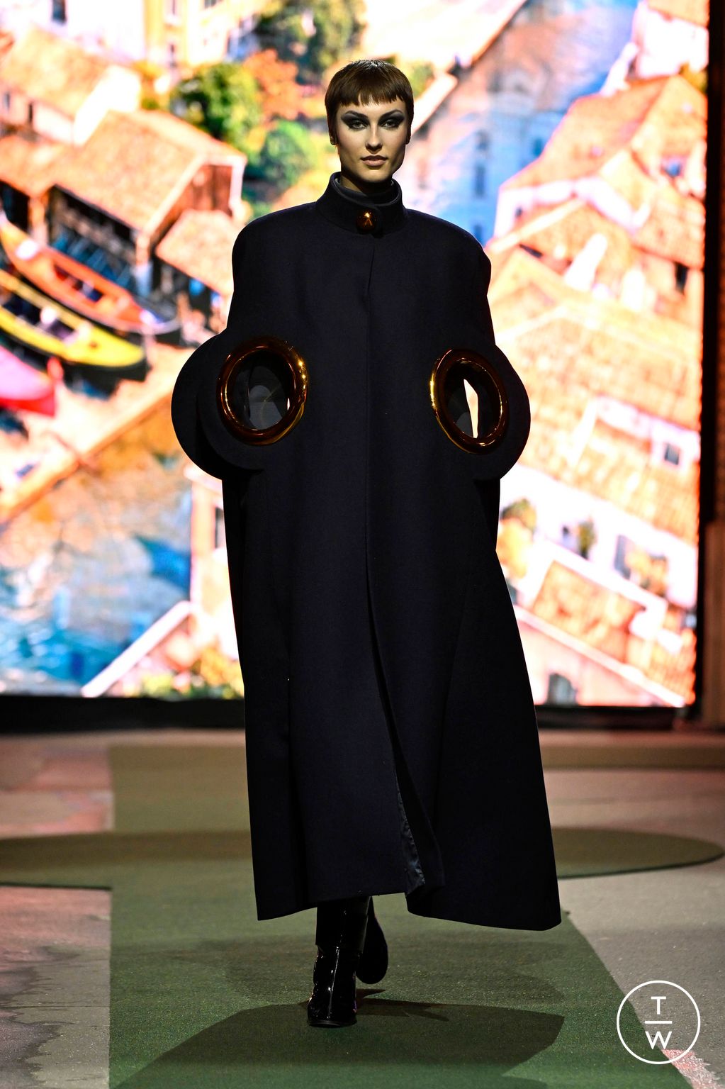 Fashion Week Paris Fall/Winter 2026 look 4 from the Pierre Cardin collection womenswear