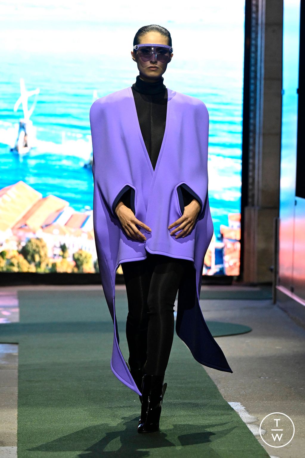 Fashion Week Paris Fall/Winter 2026 look 50 from the Pierre Cardin collection womenswear